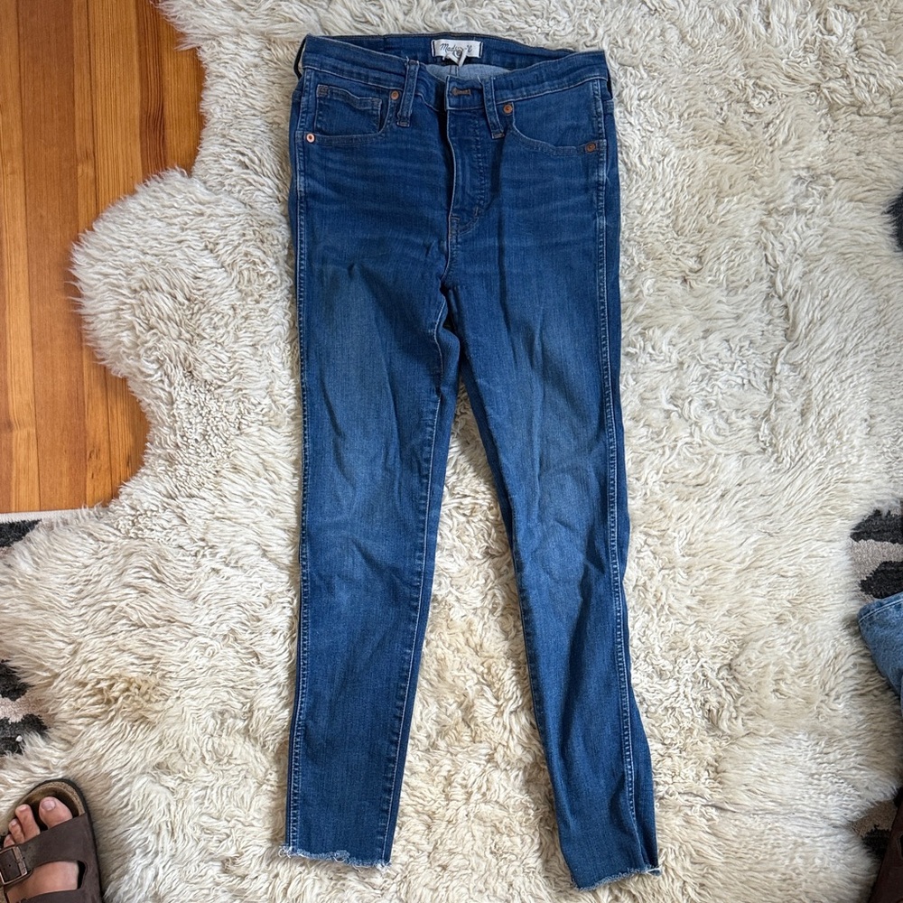 Madewell Dark Blue Skinny Jeans